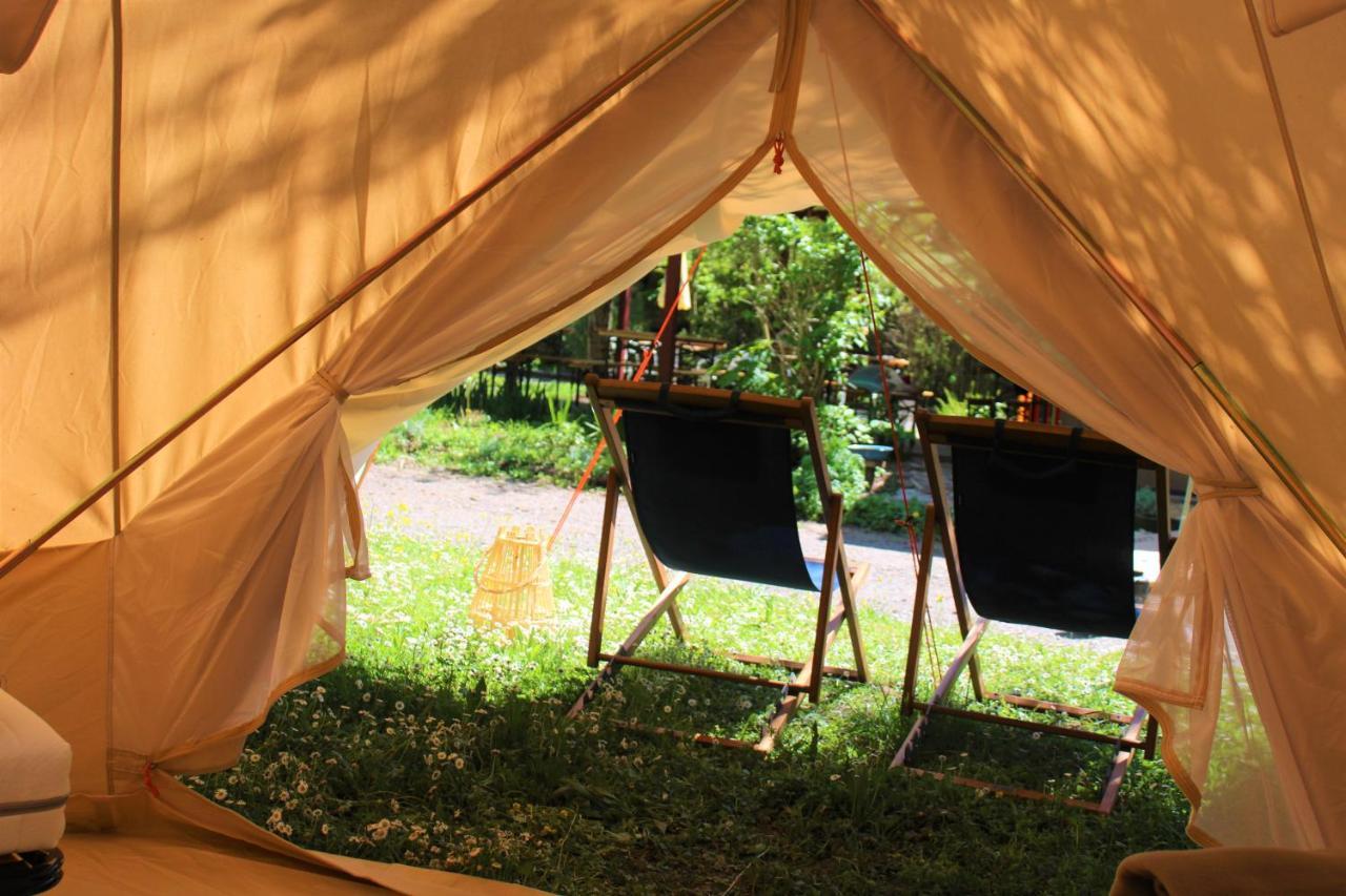 Camping Vert Lavande Belmont-sur-Rance Exterior foto